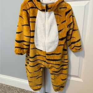 Tiger Striped Kids One Piece Costume
